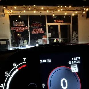 Order ready by 5:45, pulled up to the shop at 5:40.  No order tonight.