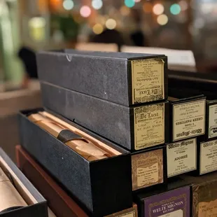 Player piano scrolls
