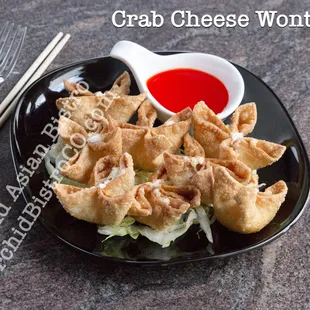 crab cheese wontons