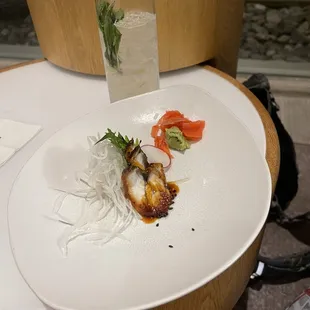 Unagi sashimi