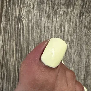 Can see the dried blood and "wonderful" paint job