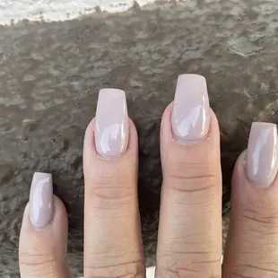 Natural gel color on my nails