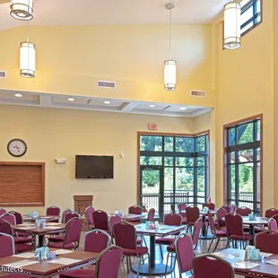 The Orchid Room holds 78 guests.