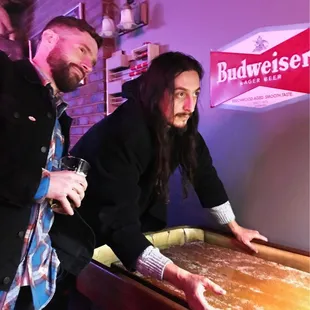 Anthony Bianconi winning. Greggy learning the game.