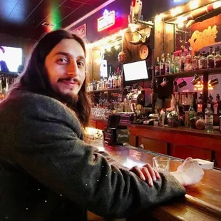 Anthony Bianconi in his favorite dive bar!