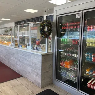 the inside of the restaurant