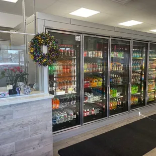 the inside of a grocery store