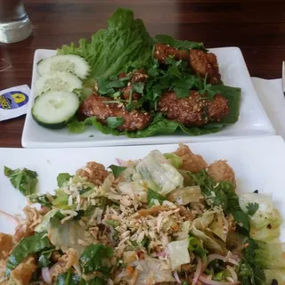 Crispy Calamari Salad