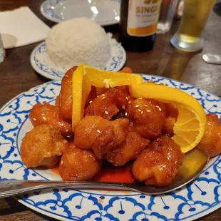 Orange chicken