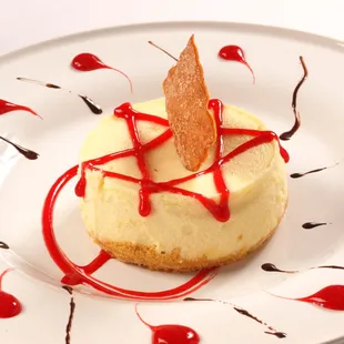 a dessert on a white plate