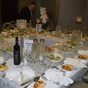 Table Set upon Arrival!