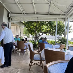 Interior overlooking ocean