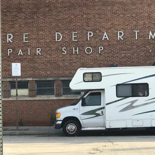 When fixing your fire truck, step across the street for some breakfast.
