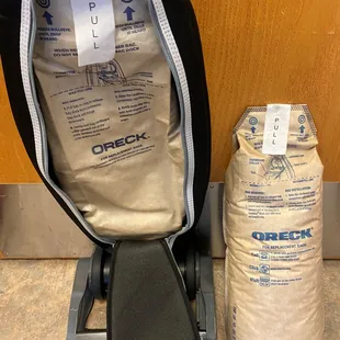 2 gallon bag capacity. 7 year limited warranty and 5 free tune &amp; cleans. Come pick one up today!