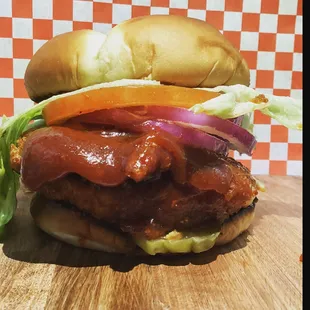 smoke Barbecue Crunch Chicken Sandwich