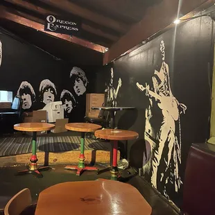 the inside of a restaurant