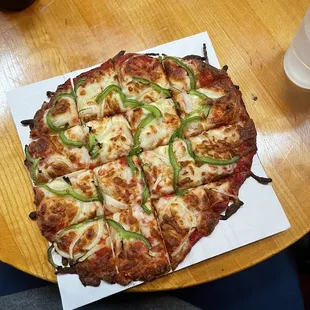 Prizes w green peppers and onions