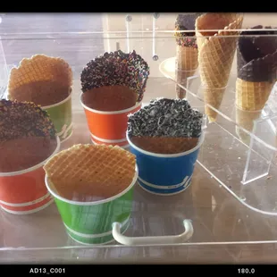 Waffle cone options