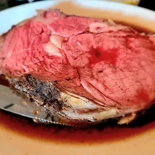 Prime Rib - medium rare (the only way to go)