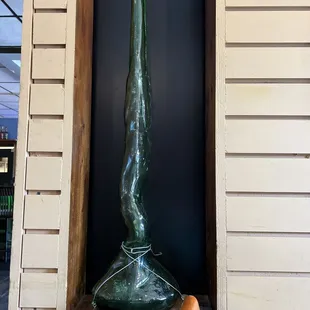 Stretched bottle decor