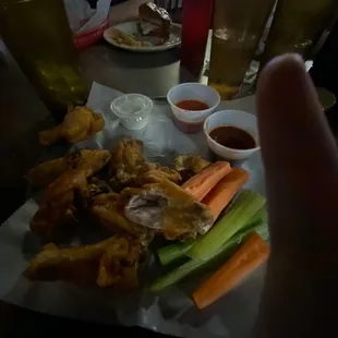 this is the suicide and hot wings they were delicious the music was great.the price was reasonable.