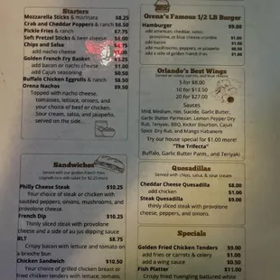 Low light, but readable. Kitchen open till 1am