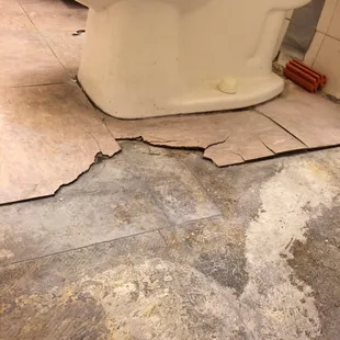 Bathrooms are nasty.