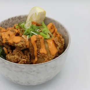 Mini Karaage Spicy Mayo Don