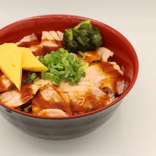 Seared Salmon Teriyaki Don