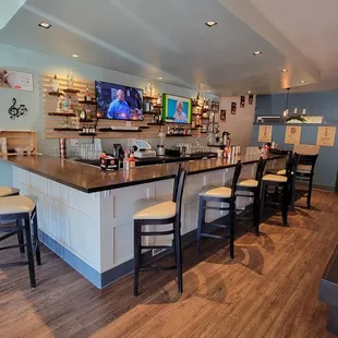 Breakfast bar.