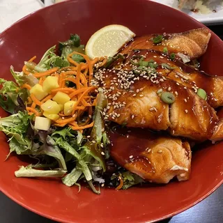 Salmon Teriyaki Rice