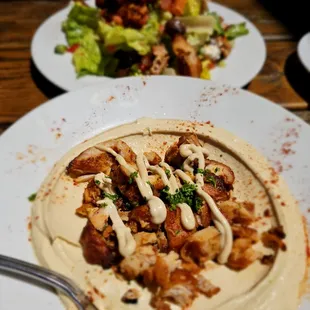 hummus chicken bowl