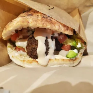 Falafel Pita  Sandwhich