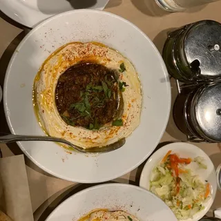 Hummus Braised Lamb