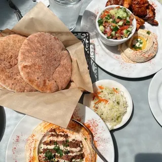 Hummus Moroccan Beef