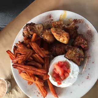 Sweet Potato Fries with Red Pepper Mayo