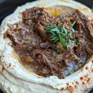 Lamb Hummus, very good