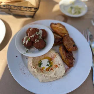 Yellow Garlic Falafel