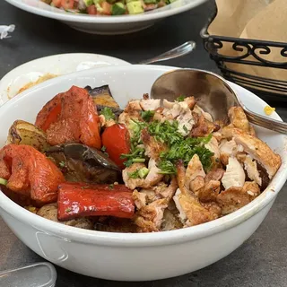 Rice Bowl w/ Chicken Skewer