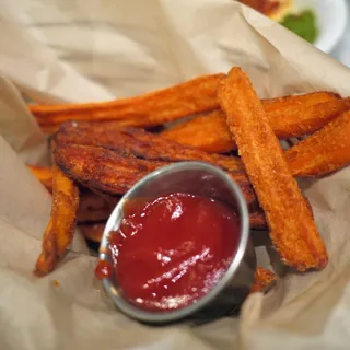 Sweet Potato Fries with Red Pepper Mayo