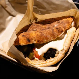 falafel pita wrap