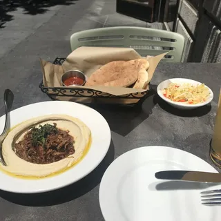 Hummus Braised Lamb