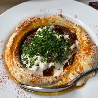 Hummus Moroccan Beef