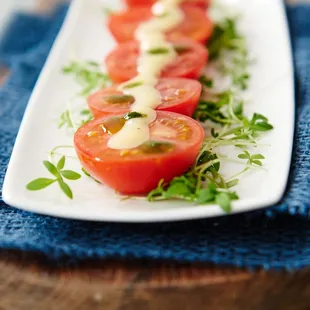 Beautiful buffet presentations. Oren's Kitchen.