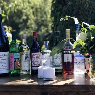 Full bar service at another great venue Hawkwood Estate in Petaluma.