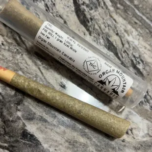 Kush mints pre roll.