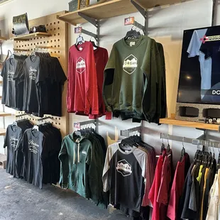Some of the many clothing options