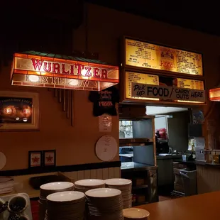 Wurlitzer lamp shades.