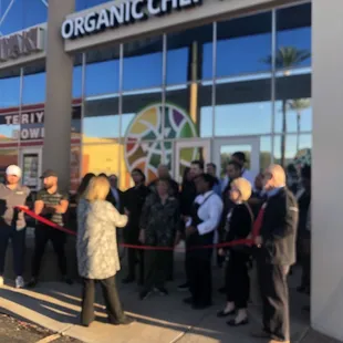 Ribbon cutting with the Scottsdale Chamber
