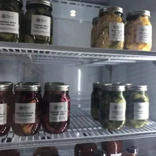 Pickled veggies -- all organic!